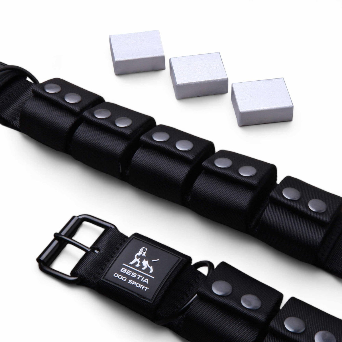 🐕 Collar de Entrenamiento con Peso BESTIA – Pesos Extraíbles y Ajustables 💪
