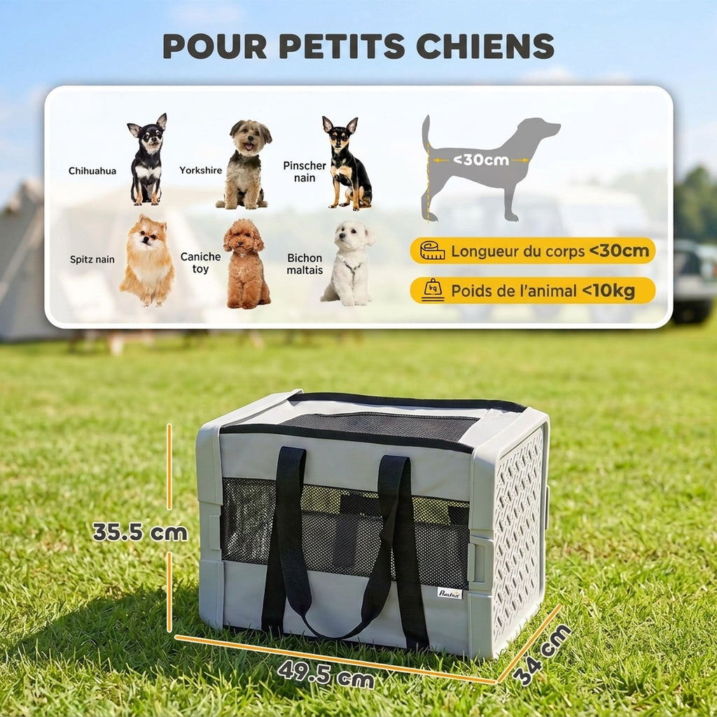 🐾 Transportín Plegable para Perros y Gatos – Comodidad, Seguridad y Fácil Almacenamiento