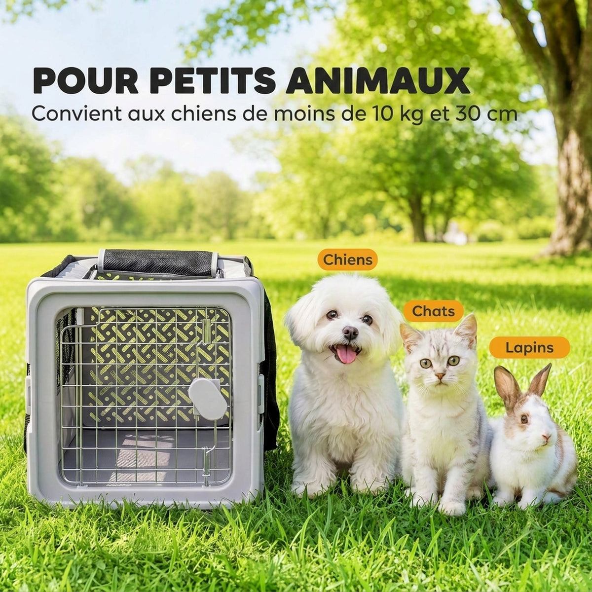 🐾 Transportín Plegable para Perros y Gatos – Comodidad, Seguridad y Fácil Almacenamiento