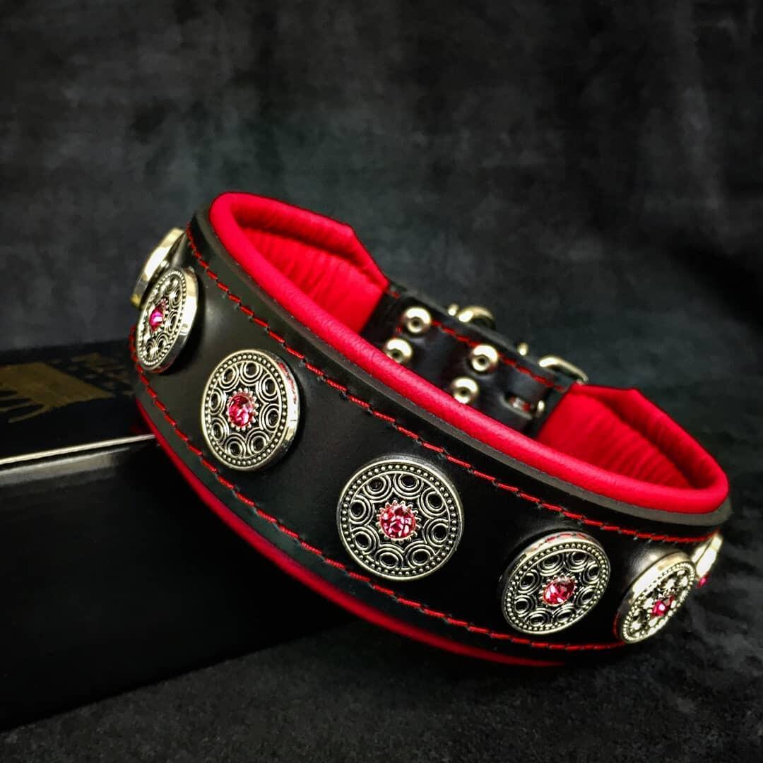 ❤️ Collar BESTIA BIJOU con Cristales Rojos – Lujo, Elegancia y Comodidad para tu Perro 🐾