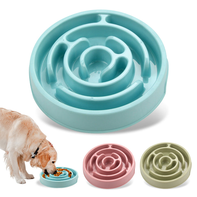 Comedero lento de silicona para perros – Diseño laberinto