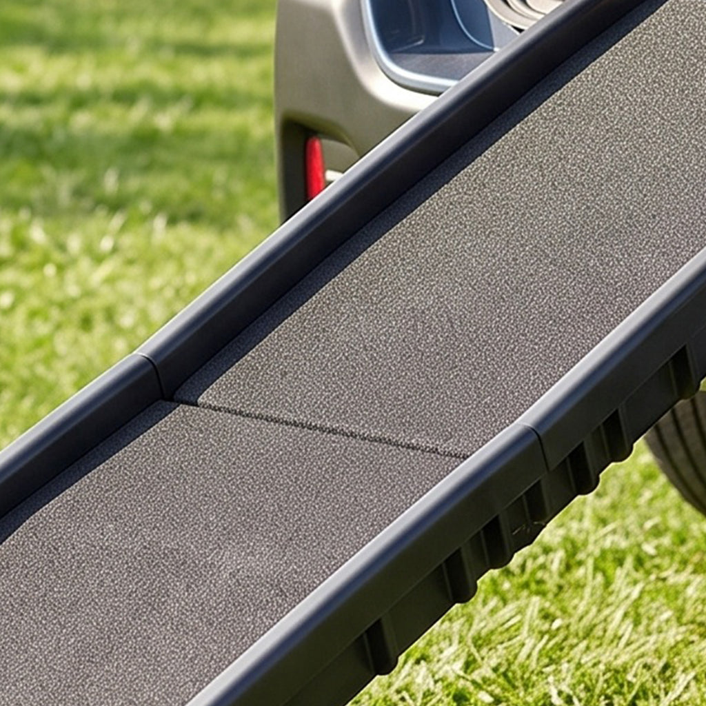 🐶 Rampa Plegable Antideslizante para Perros de 155 cm – Acceso Fácil y Seguro al Coche 🚗